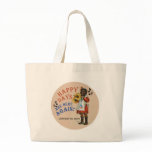 Black Americana Obama Happy Days Are Here Again Tote Bags