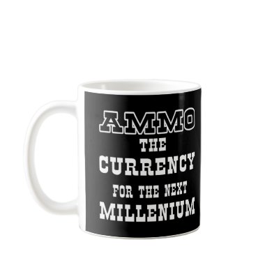 Black Ammo Currency Next Millenium Coffee Mugs by WhiteTiger_LLC
