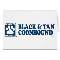 Black &Amp; Tan Coonhound Blue cards