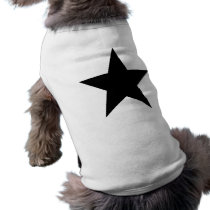 Black Anarchy star (classical) Pet Clothes