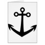 black anchor icon card