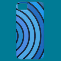 Black and Blue Curves Abstract case casemate cases