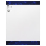 Black and Blue Customizable Letterhead