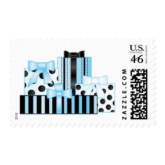 Black and Blue Gifts stamp