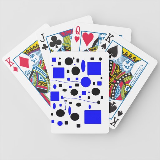 Black and Blue Playing Cards
