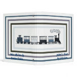 Black and Blue Train Childrens Album Binder