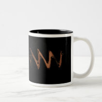 Black and Brown Abstract Mug mugs