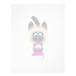 Black And Brown Cat With Dark Purple Tie And Mouse Letterhead Template
