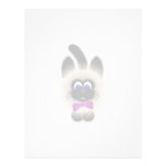 Black And Brown Cat With Dark Purple Tie Personalized Letterhead