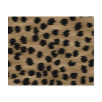 Black and Brown Cheetah Print Pattern. Flyer