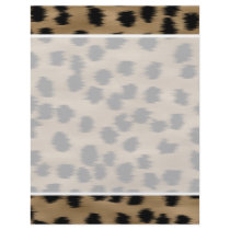 Black and Brown Cheetah Print Pattern. Full Color Flyer
