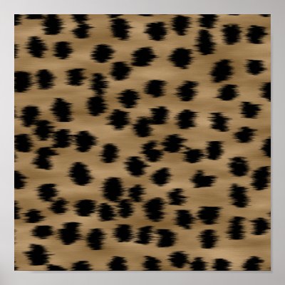 Black and Brown Cheetah Print Pattern. by Graphics_By_Metarla