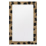 Black and Brown Cheetah Print Pattern. Stationery Design