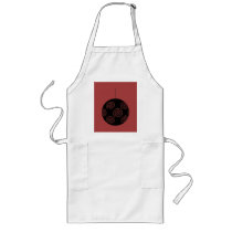 Black and Burgundy Red Christmas Bauble. Aprons