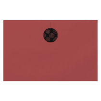 Black and Burgundy Red Christmas Bauble. Personalized Flyer