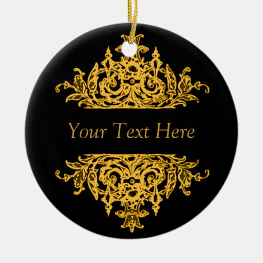 black and gold baroque christmas ornament zazzle black and gold baroque christmas ornament zazzle