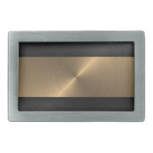 Black And Gold Belt Buckle
