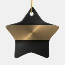 Black And Gold Christmas Tree Ornaments