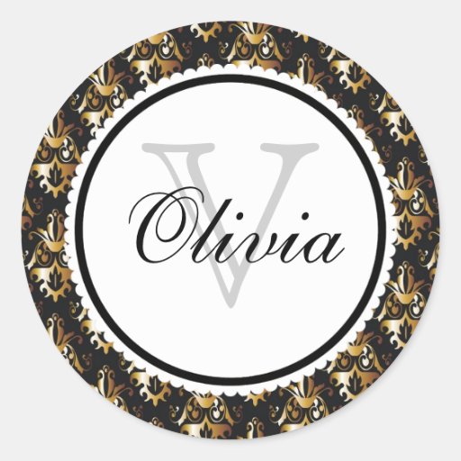 Gold Pattern Stickers | black and gold damask pattern stickers zazzle Gold Pattern Stickers | black and gold damask pattern stickers zazzle