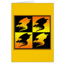 Black and Gold Dragons cards by SuanSKatra Black and Gold Dragons cards