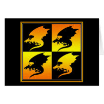 Black and Gold Dragons cards by SuanSKatra Black and Gold Dragons cards