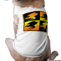 Black and Gold Dragons pet clothing by SuanSKatra Black and Gold Dragons pet clothing