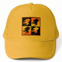 Black and Gold Dragons hats by SuanSKatra Black and Gold Dragons hats