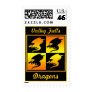 Black and Gold Dragons Postage