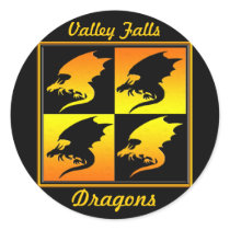 Black and Gold Dragons stickers by SuanSKatra Black and Gold Dragons stickers