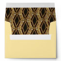 Black and Gold Elegant Envelope envelope
