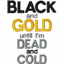 Black and Gold embroidered shirts