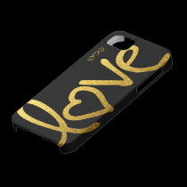 Black and Gold Love casemate cases