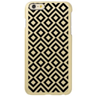 Black and Gold Meander iPhone 6 Plus Case Incipio Feather® Shine iPhone 6 Plus Case