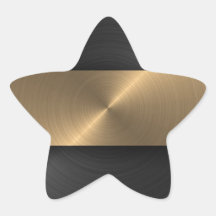 Black And Gold Stickers