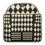 black and goldendiamonds argyle sleeves for macbooks