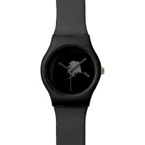Black and Gray Alaska Wristwatch at Zazzle