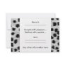 Black and Gray Cheetah Print Pattern. Announcements