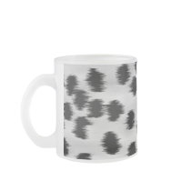 Black and Gray Cheetah Print Pattern. Mug