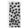 Black and Gray Cheetah Print Pattern. Full Color Rack Card