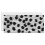 Black and Gray Cheetah Print Pattern. Rack Cards