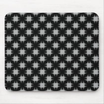 Black and Gray Daring Discs Mousepad by Superstarbing Black and Gray Daring Discs Mousepad