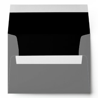 Black and Gray Linen Envelopes
