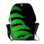 Black and Green Fern Commuter Bags