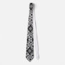 Black and Grey Broadcaster Custom Tie