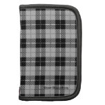 Black and Grey Plaid Folio Planners