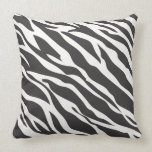 Black and Off White Zebra Design Pillow pillows