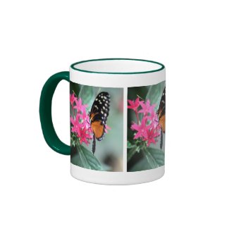 Black and Orange Butterfly Mug mug