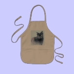 Black and Orange Cat Bib aprons