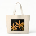Black and Orange Lilly Canvas Bags