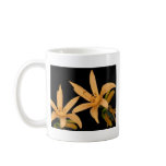 Black and Orange Lilly Coffee Mug